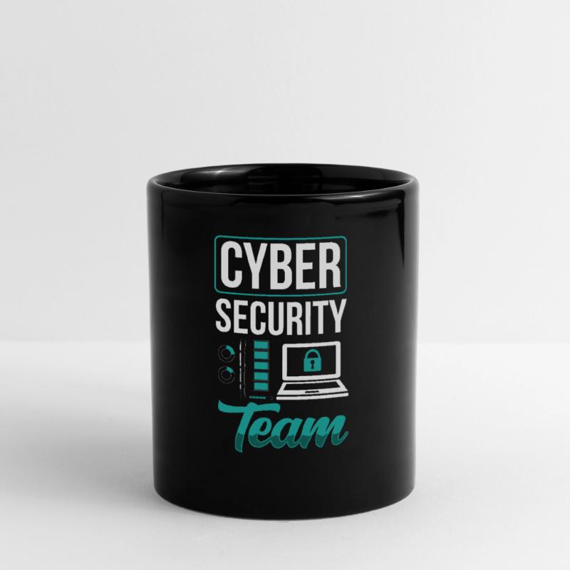 Cybersecurity Team IT Security Hacker Hacking Full Colour Mug