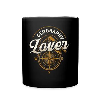 Geography Lover Geography Student Geographer - Full Colour Mug - black - Front