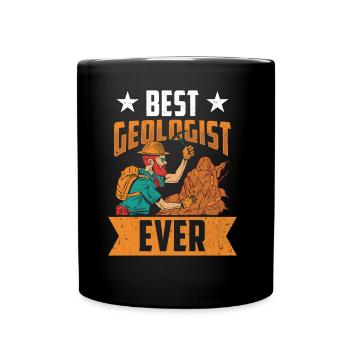 Bester Geologe Aller Zeiten Geologie Beruf - Tasse einfarbig - Schwarz - Vorne