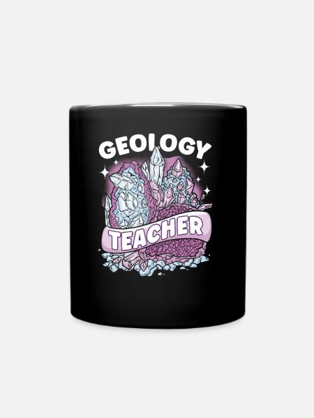 Geology Teacher Geology Geology Geology Student - Full Colour Mug - black
