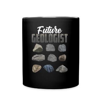 Future Geologist Geology Student Geology Profession - Full Colour Mug - black - Front
