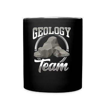 Geology Team Profession Geologist Geology Student - Full Colour Mug - black - Front
