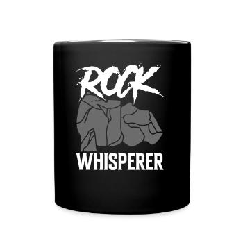 Rock Stone Whisperer Geologist Profession Geology - Full Colour Mug - black - Front