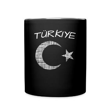 Türkiye - Tasse einfarbig - Schwarz - Vorne