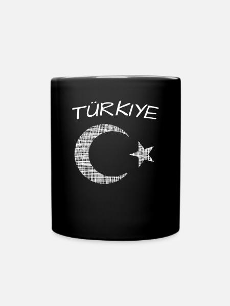 Türkiye - Tasse einfarbig - Schwarz