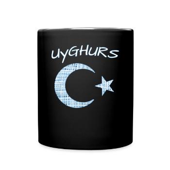 Uyghurs Uiguren Xinjiang - Tasse einfarbig - Schwarz - Vorne