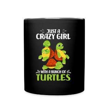 Turtle lover | Turtle Gifts - Full Colour Mug - black - Front