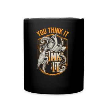 Tattoo Artist Tattoo Studio TattooIng - Full Colour Mug - black - Front