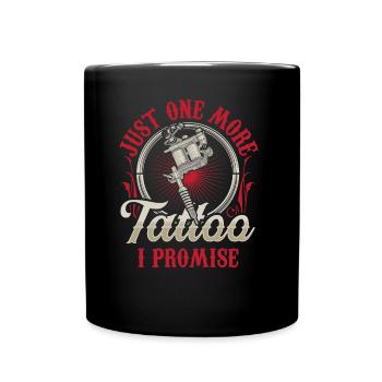 Seul un tatoueur promis artiste - Mug uni - noir - Devant