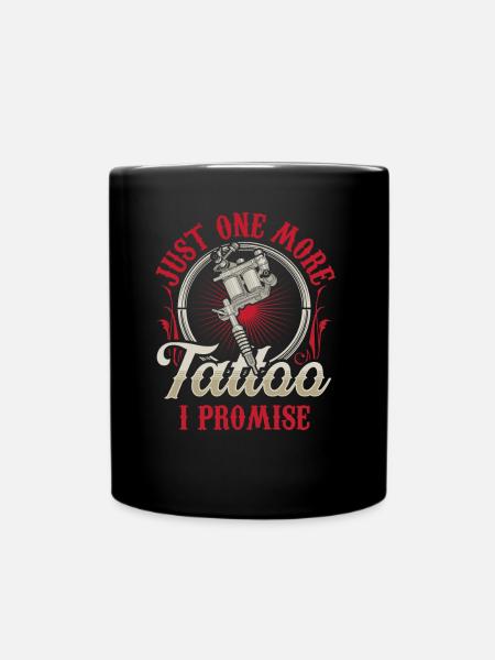 Seul un tatoueur promis artiste - Mug uni - noir