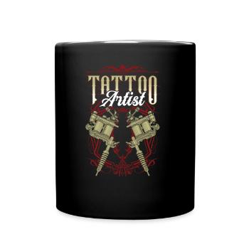 Tattoo Artist Tattoo Studio Tattoo Tattoo - Full Colour Mug - black - Front