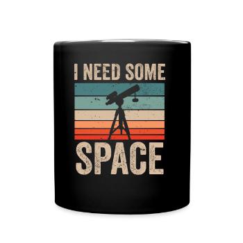 J’ai besoin d’un télescope de l’univers spatial - Mug uni - noir - Devant