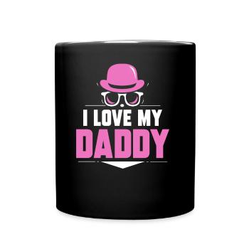 I Love My Daddy Dad Father Day Father - Full Colour Mug - black - Front