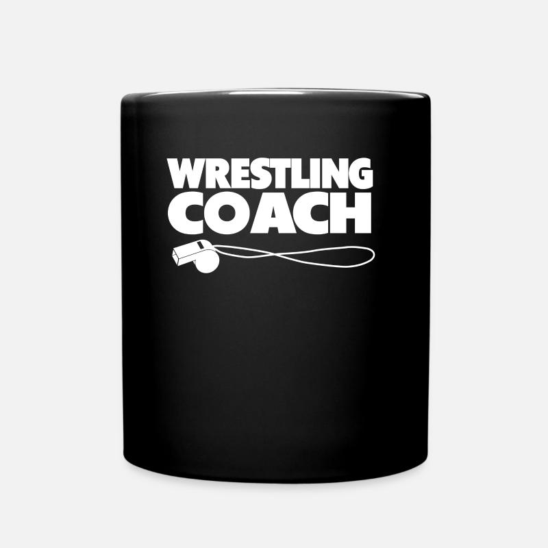 Wrestling Trainer Ringer Ringkampf Ringen - Tasse einfarbig - Schwarz
