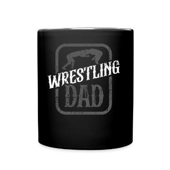 Lutte Papa Lutteur Lutte Lutte Lutte - Mug uni - noir - Devant