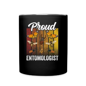 Stolzer Entomologe Entomologie Insekten Beruf - Tasse einfarbig - Schwarz - Vorne