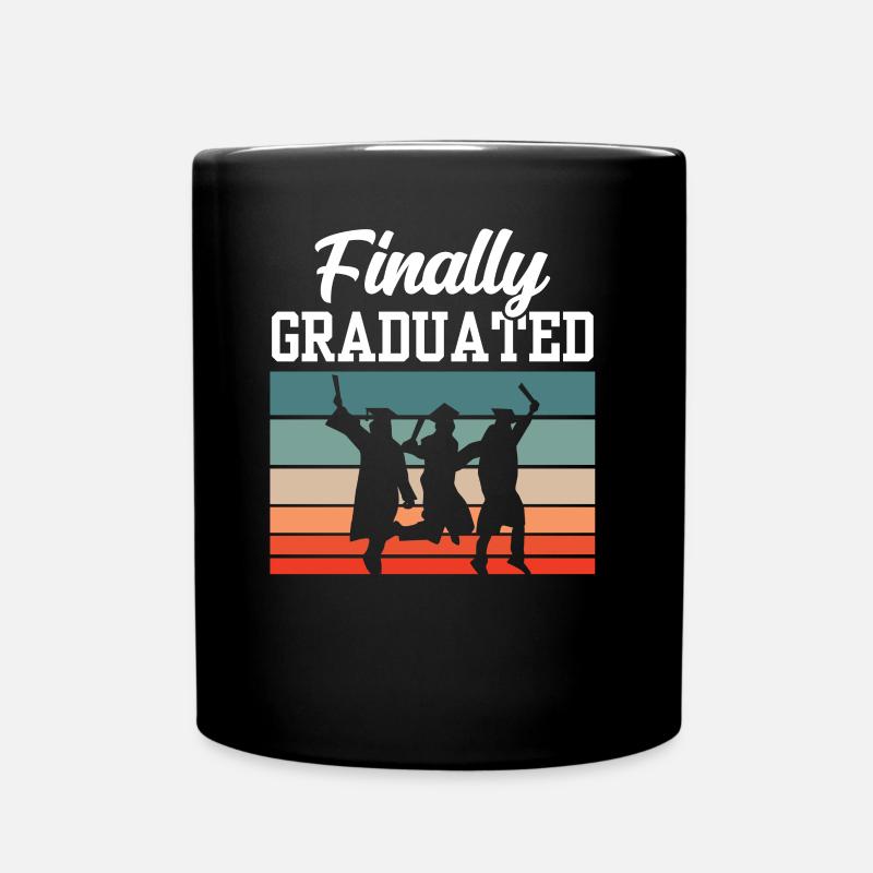 Enfin diplômé diplômé diplômé diplômé - Mug uni - noir