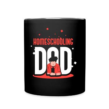 Homeschooling Papa Fête des pères Père Homeschool - Mug uni - noir - Devant