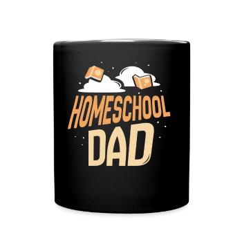 Homeschooling Papa Fête des pères Père Homeschool - Mug uni - noir - Devant