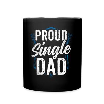 Fier parent seul parent seul parent seul parent - Mug uni - noir - Devant