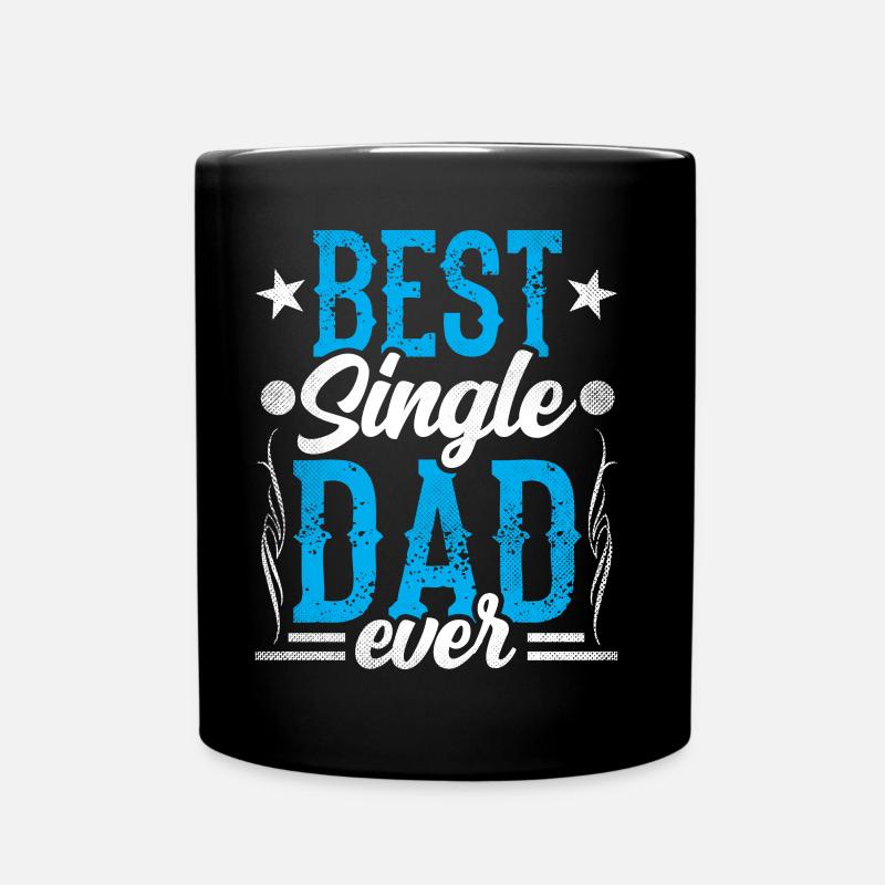 Meilleur père célibataire de tous les temps - Mug uni - noir