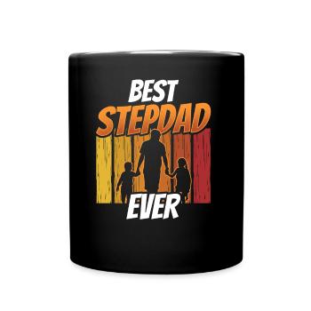 Best Stepfather Ever Stepdad Stepdad - Full Colour Mug - black - Front