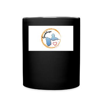 Guadeloupe dans mon coeur - Mug uni - noir - Devant