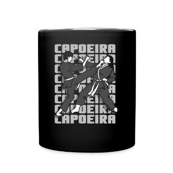 Capoeira Brésil Arts Martiaux Entraînement Hobby - Mug uni - noir - Devant