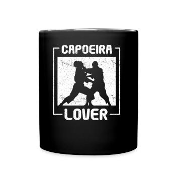 Capoeira Lovers Brazilian Hobby Martial Arts - Full Colour Mug - black - Front