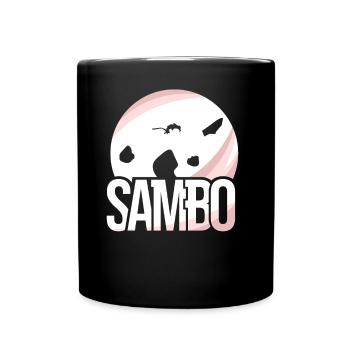 Sambo Trainer Martial Arts Martial Arts Training - Full Colour Mug - black - Front