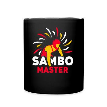 Sambo Master Martial Arts Martial Arts Training - Full Colour Mug - black - Front