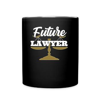 Futur avocat Avocat Avocat Avocat - Mug uni - noir - Devant