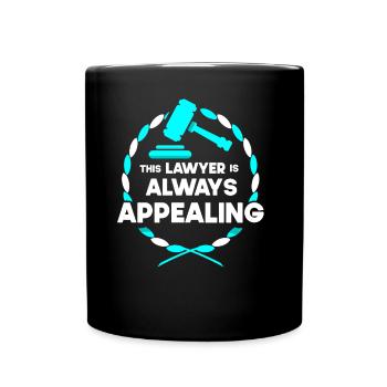 Cet avocat est toujours sur le point de déposer une loi d’opposition - Mug uni - noir - Devant