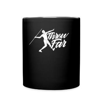 Wide Throw Javelin Throw Javelin Throw Javelin Thrower - Full Colour Mug - black - Front