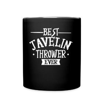 Best Javelin Thrower Of All Time Javelin ThrowIng Javelin - Full Colour Mug - black - Front