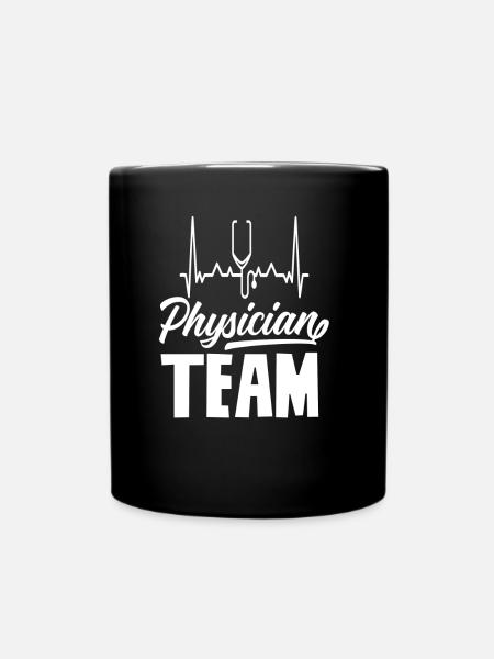 Ärzteteam Team Doktor Mediziner Arzt Medizin - Tasse einfarbig - Schwarz