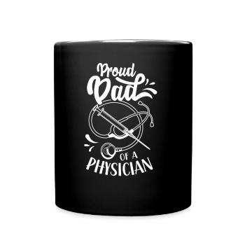 Fier père d’un médecin médecin médecin - Mug uni - noir - Devant