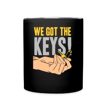 Nous avons l’hôte propriétaire clé - Mug uni - noir - Devant
