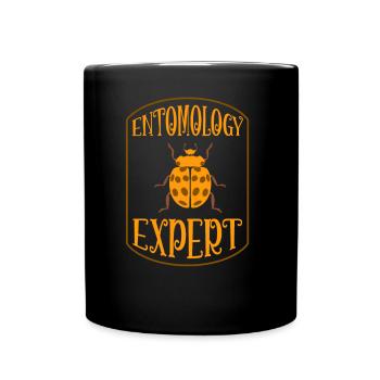 Expert in Entomology Insects Profession Entomologist - Full Colour Mug - black - Front