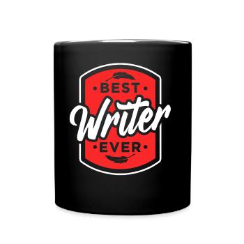 Best Writer of All Time Writer - Full Colour Mug - black - Front
