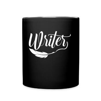 Autor Schreiber Schriftsteller Schreiben - Tasse einfarbig - Schwarz - Vorne