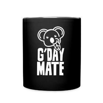Hello Buddy Sweet Koala Bear Koalas Animal Koala - Full Colour Mug - black - Front