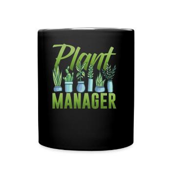 Responsable des plantes Jardinier Jardinier VégétalNage - Mug uni - noir - Devant