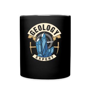 Geology Expert Geology Student Geologist Profession - Full Colour Mug - black - Front