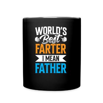 Der Beste Vater Der Welt Vater Tag Papa Papi - Tasse einfarbig - Schwarz - Vorne
