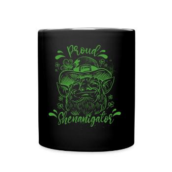 Der Stolze Shenanigator Irland Gälisch Ire Irisch - Tasse einfarbig - Schwarz - Vorne