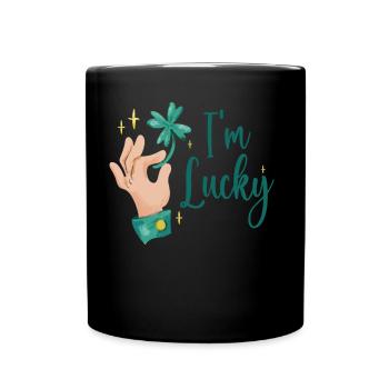 J’ai de la chance Irlande irlandaise Irlande - Mug uni - noir - Devant