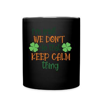 Je suis irlandais Irlande Irlandais Saint-Patrick - Mug uni - noir - Devant