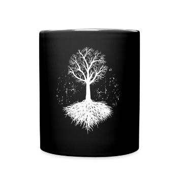 Tree - Full Colour Mug - black - Front