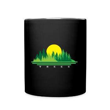 Tree - Full Colour Mug - black - Front